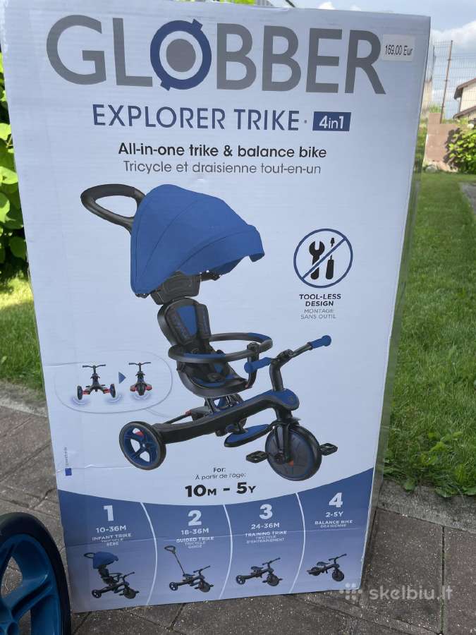 Triratukas Globber Explorer Trike 4in1 - nuotraukos Nr. 4