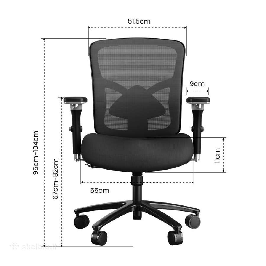 Ergonominės ofiso kėdės - nuotraukos Nr. 7