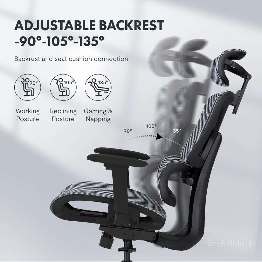 Ergonominės ofiso kėdės - nuotraukos Nr. 12