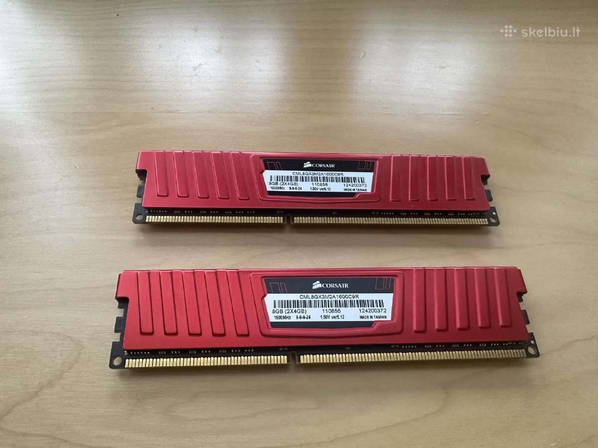 16-32gb Ddr3 1600-2400mhz RAM - nuotraukos Nr. 4
