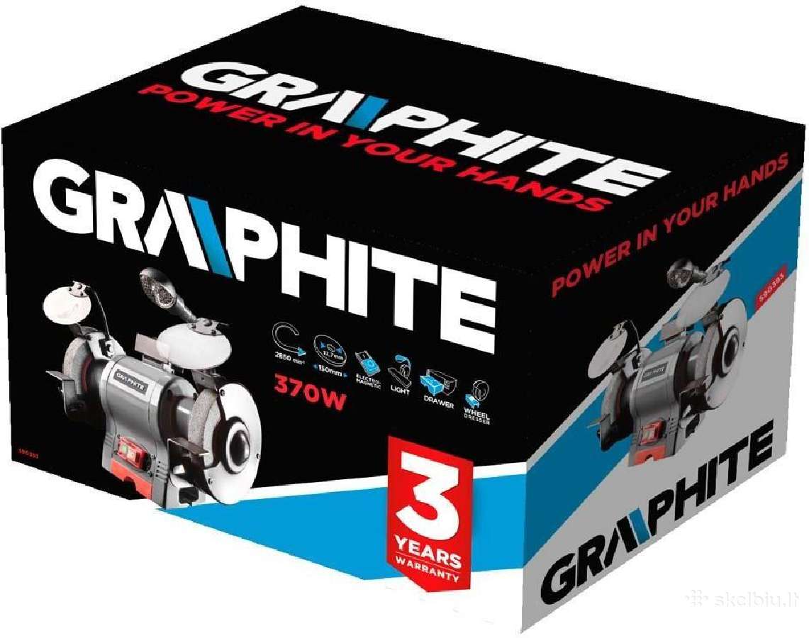 Naujas neišpakuotas šmirgelis Graphite 59g383 - nuotraukos Nr. 2