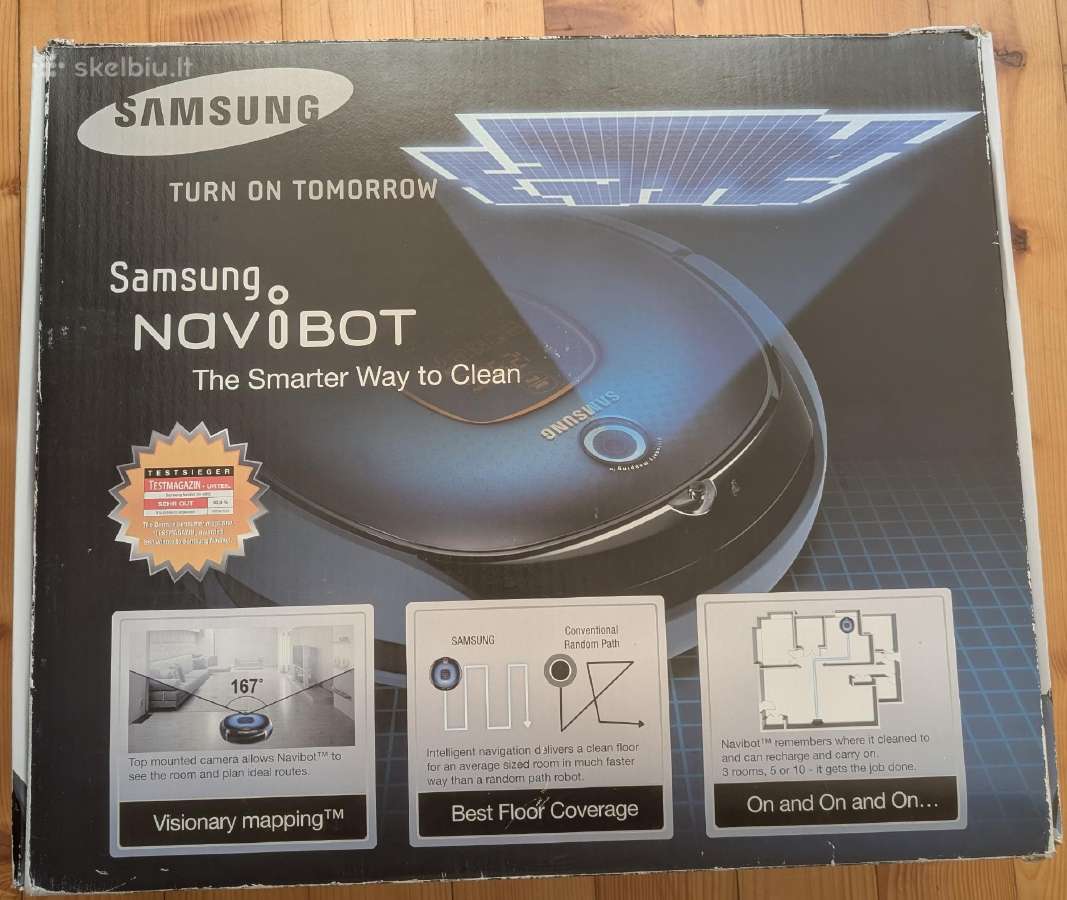 Samsung Navibot Sr8855 dalims, su dėže ir priedais - nuotraukos Nr. 12