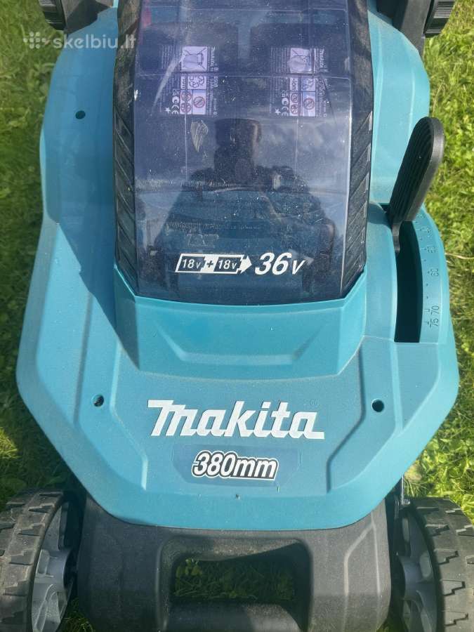 Makita akumuliatorinė 380mm žoliapjovė - nuotraukos Nr. 2