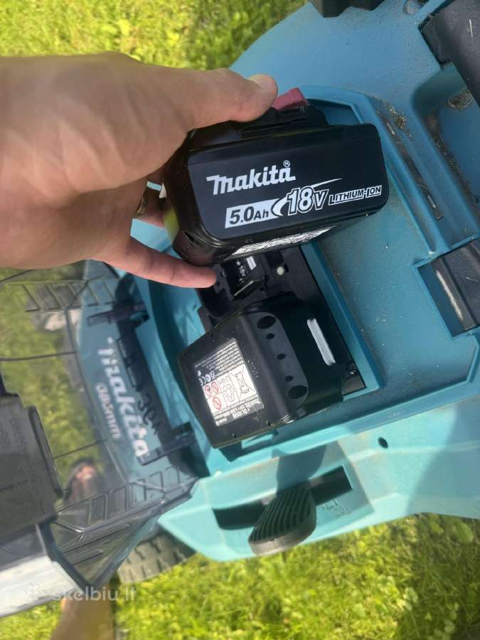 Makita akumuliatorinė 380mm žoliapjovė - nuotraukos Nr. 4