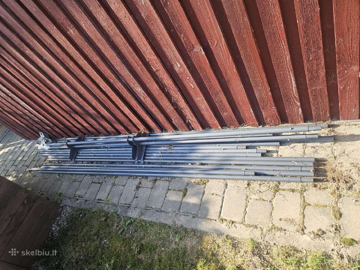Vamzdinė sniego užtvara - barjerai. Ral7024. 26m d - nuotraukos Nr. 2