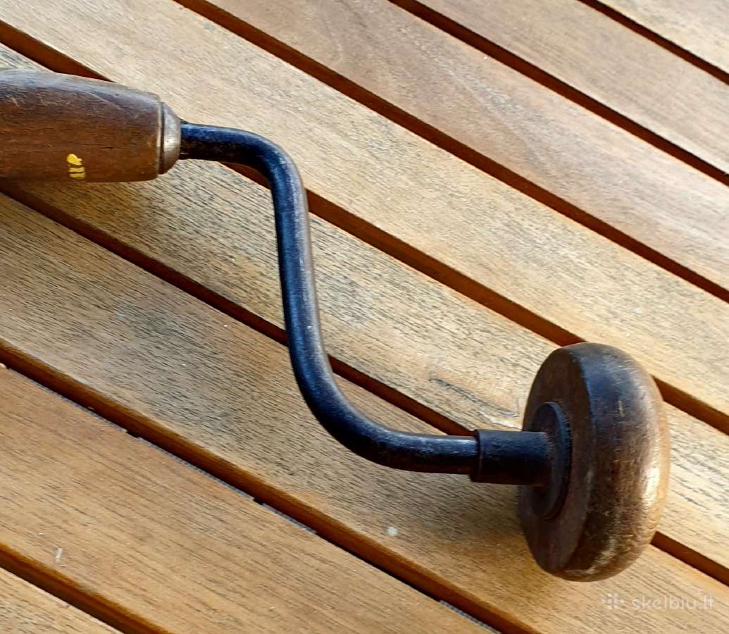 Vintažinis rankinis grąžtas - nuotraukos Nr. 6