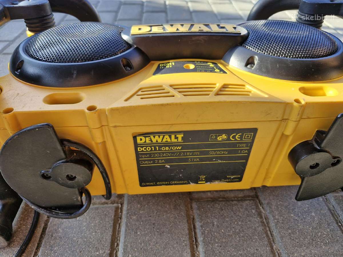 Dewalt radija - nuotraukos Nr. 2
