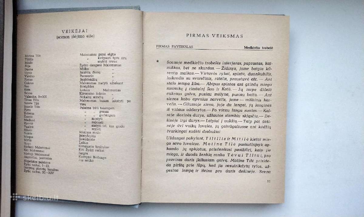 M. Meterlinkas. Žydroji paukštė. 1978 m. leid. - nuotraukos Nr. 5