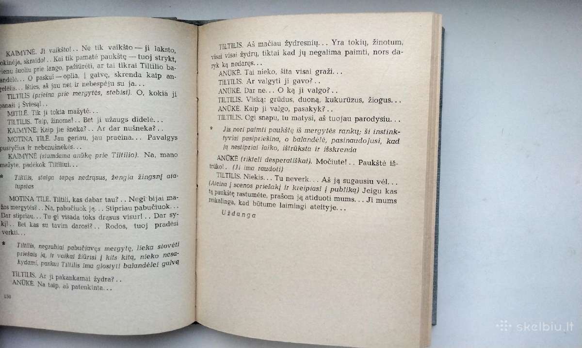 M. Meterlinkas. Žydroji paukštė. 1978 m. leid. - nuotraukos Nr. 9