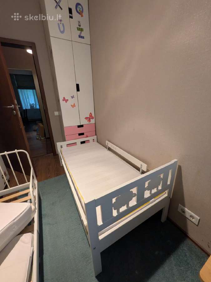 Ikea vaikiška lova Kritter 70x160 su čiužiniu - nuotraukos Nr. 2