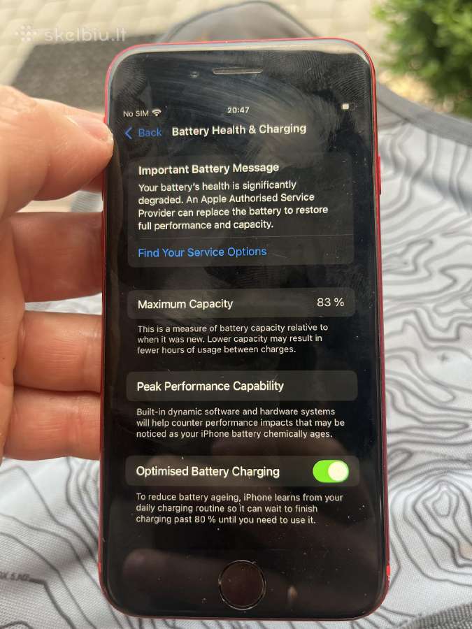 iPhone se 2gr (2020) 128gb - nuotraukos Nr. 3