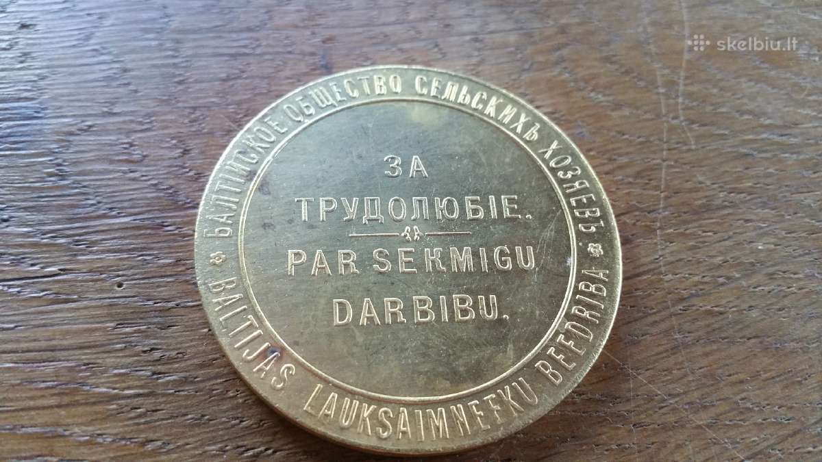 Parduodu medali kaina 8 euru. - nuotraukos Nr. 2