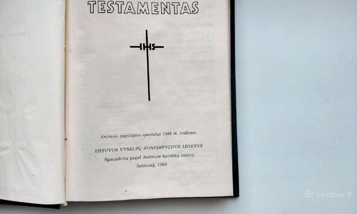 Naujasis Testamentas.1988 m. leid. - nuotraukos Nr. 3
