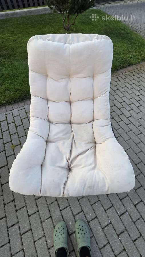 Naudoti 2 Vnt. Lauko Krėslai "Domoletti" Moon Gray - nuotraukos Nr. 8