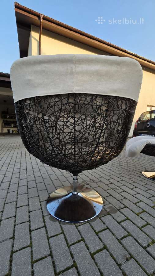 Naudoti 2 Vnt. Lauko Krėslai "Domoletti" Moon Gray - nuotraukos Nr. 11