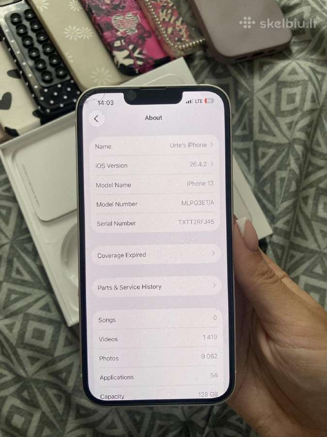 iPhone 13 128gb - nuotraukos Nr. 7