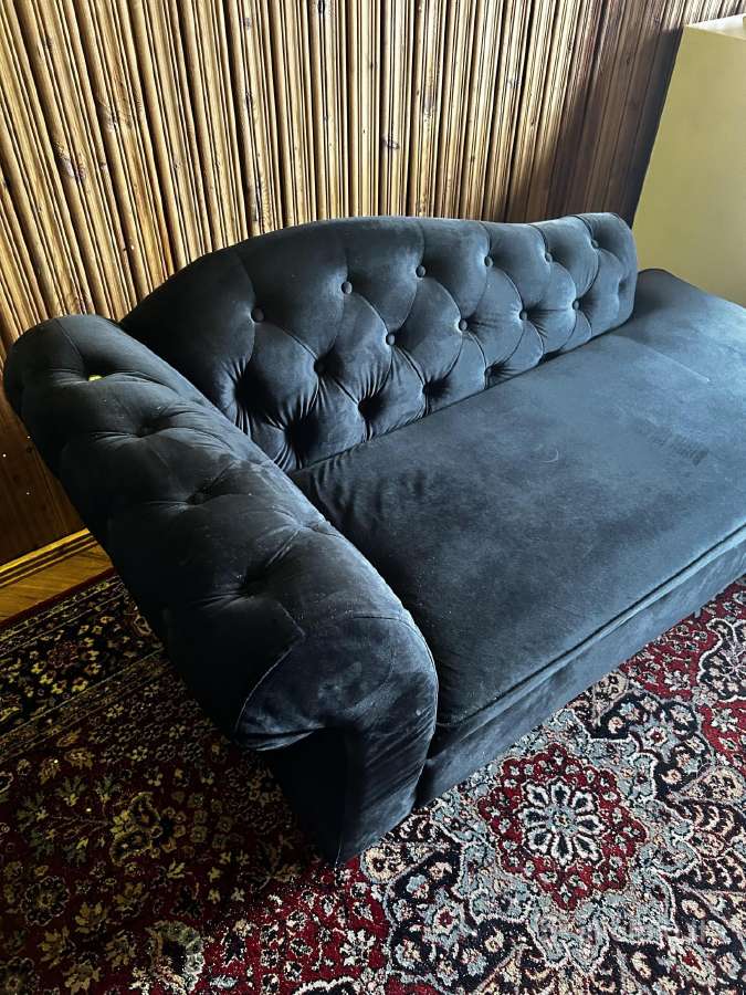 Modernios klasikos veliūrinė kušetė - nuotraukos Nr. 2