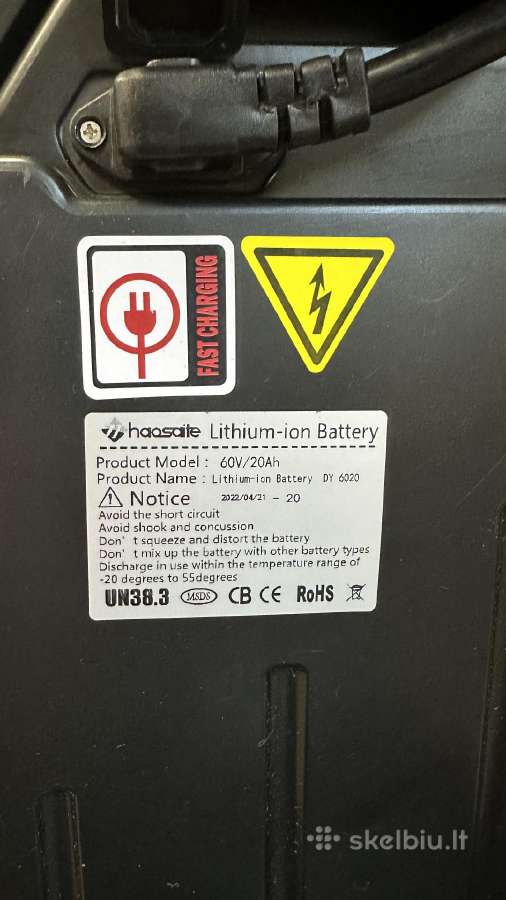 Elektrinis motoroleris skuteris Dayi motor E-gen 4 - nuotraukos Nr. 9
