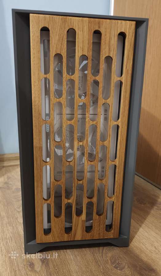 Corsair 4000d su aksesuarais ir custom front panel - nuotraukos Nr. 2