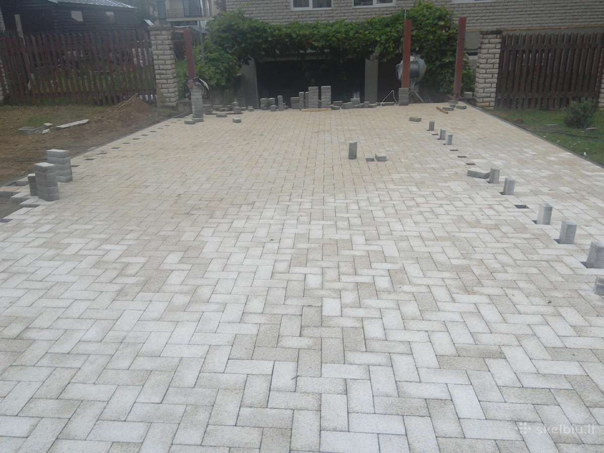 Trinkelių klojimas. Laiptu,pamatu betonavimas. - nuotraukos Nr. 10