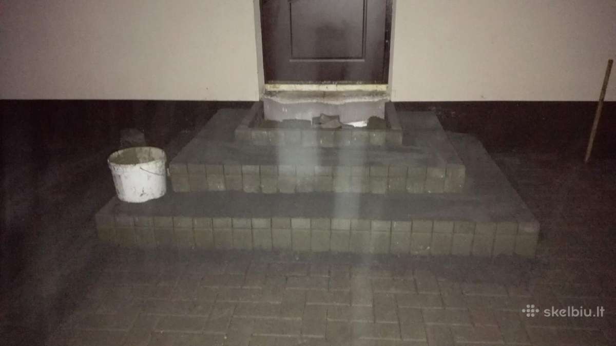 Trinkelių klojimas. Laiptu,pamatu betonavimas. - nuotraukos Nr. 16