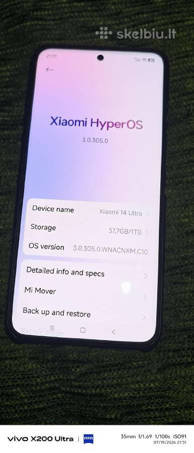 Xiaomi 14 ultra 16gb RAM/ 1 TB atminties - nuotraukos Nr. 18