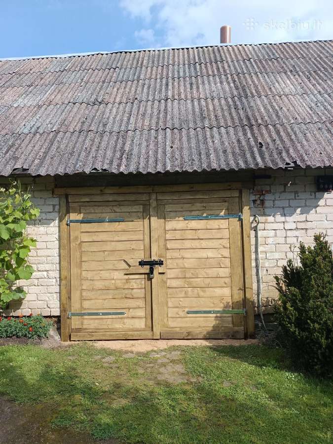Mediniai vartai ūkiniams pastatams, garažams - nuotraukos Nr. 2