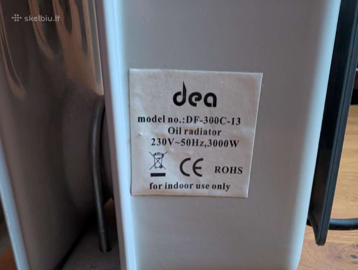 Elektrinis radiatorius 2kw - nuotraukos Nr. 3