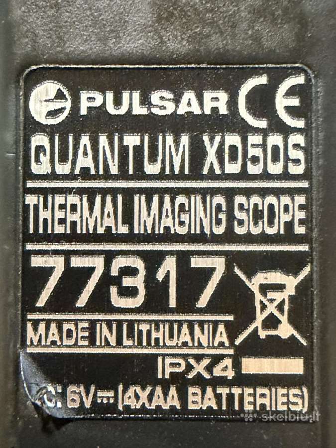 Termovizorius Pulsar Xd50s - nuotraukos Nr. 3