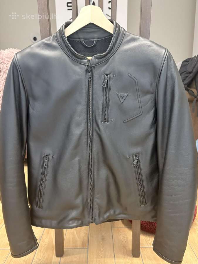 Odinė moto striukė Dainese Fulcro juoda - nuotraukos Nr. 3