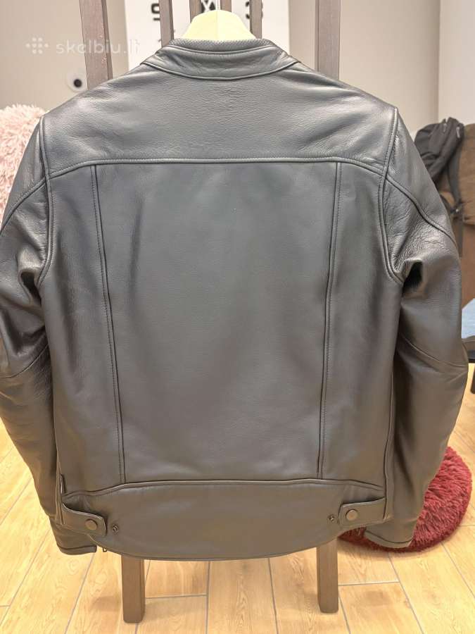 Odinė moto striukė Dainese Fulcro juoda - nuotraukos Nr. 4