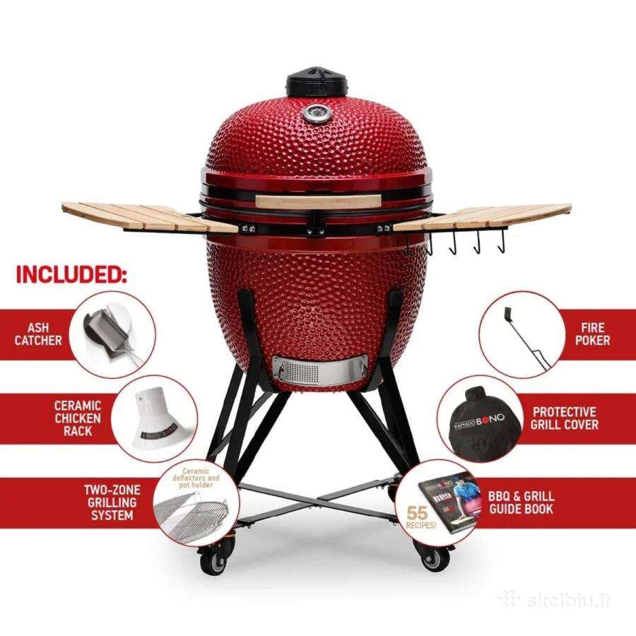 Keramikinės kepsninės - Orginalūs Kamado Bono - nuotraukos Nr. 2