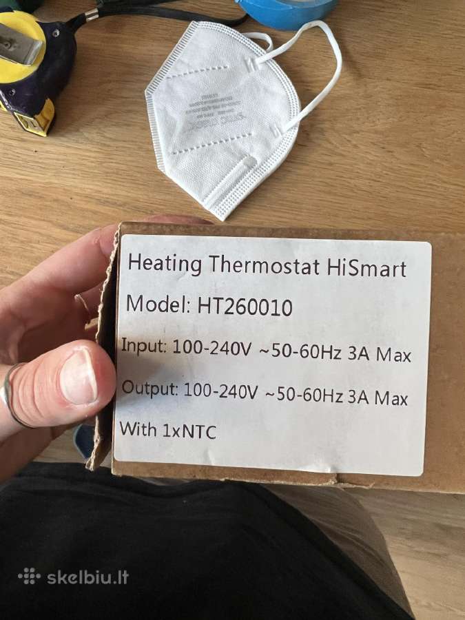 Programuojamas šildymo termostatas Tuya Ht260010 - nuotraukos Nr. 2