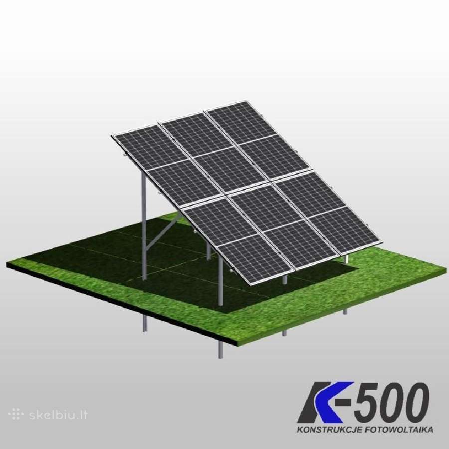 10 kw Antžeminė saulės elektrinės komplektas - nuotraukos Nr. 3