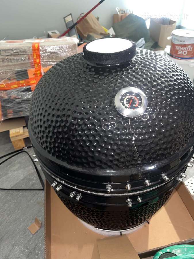 Grilis Kamado Bono Grande, juoda sp., 59 cm - nuotraukos Nr. 2
