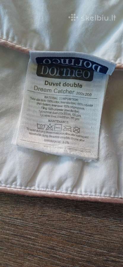 Dormeo dviguba antklode/kaldra 200200cm - nuotraukos Nr. 6