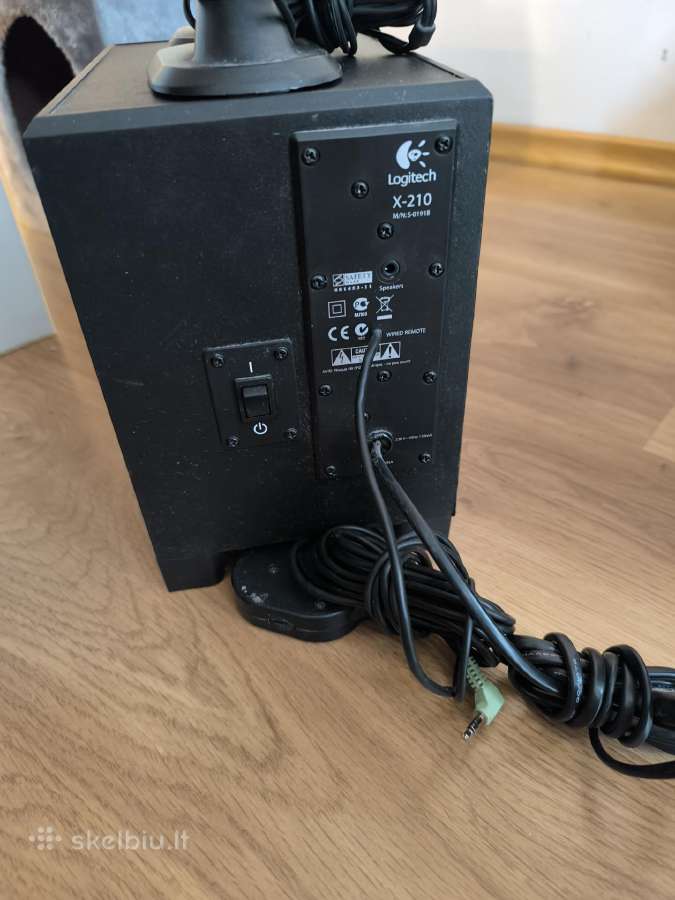 Logitech x-210 kolonėlės - nuotraukos Nr. 2