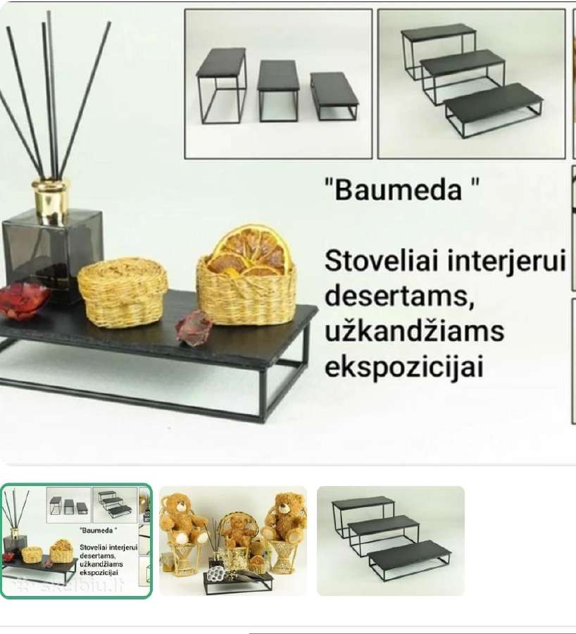 Metalinės dekoracijos,metaliniai baldai - nuotraukos Nr. 2
