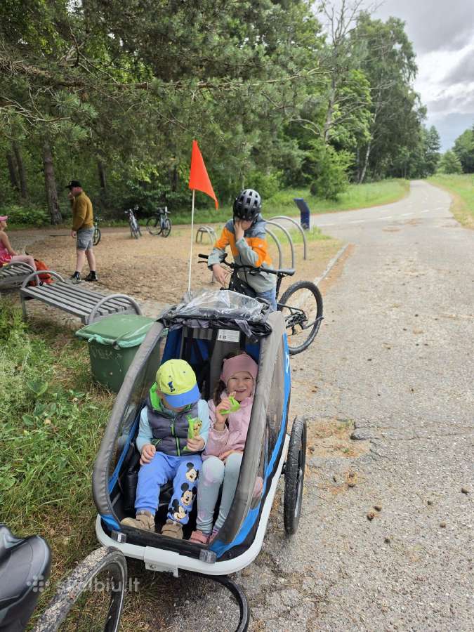 Hamax Traveller Twin dviračių priekaba - nuotraukos Nr. 4