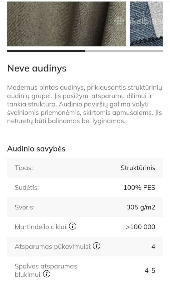 Sofa lova su patalynės deže - nuotraukos Nr. 7