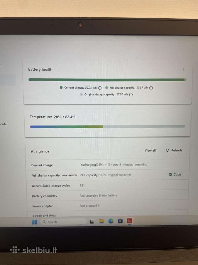 Lenovo Thinkpad T15 Gen 2 i5-1145g7 512ssd 16ram - nuotraukos Nr. 10