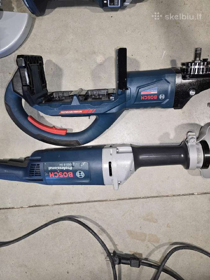Bosch kampiniai slifuokliai ir kiti irankiai - nuotraukos Nr. 2