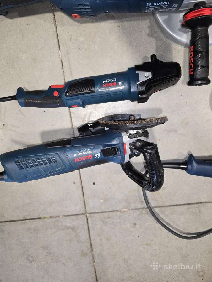 Bosch kampiniai slifuokliai ir kiti irankiai - nuotraukos Nr. 3