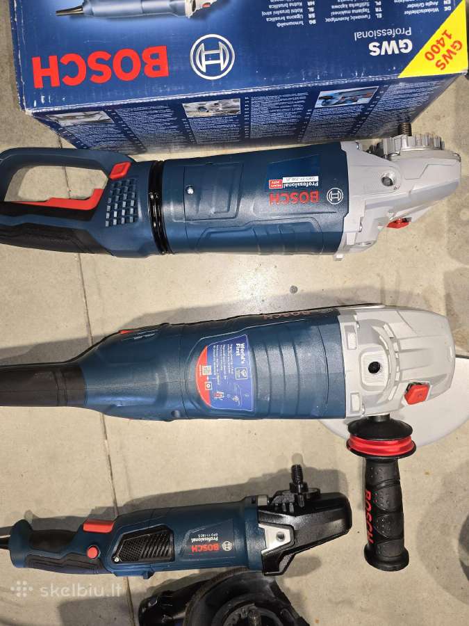 Bosch kampiniai slifuokliai ir kiti irankiai - nuotraukos Nr. 4