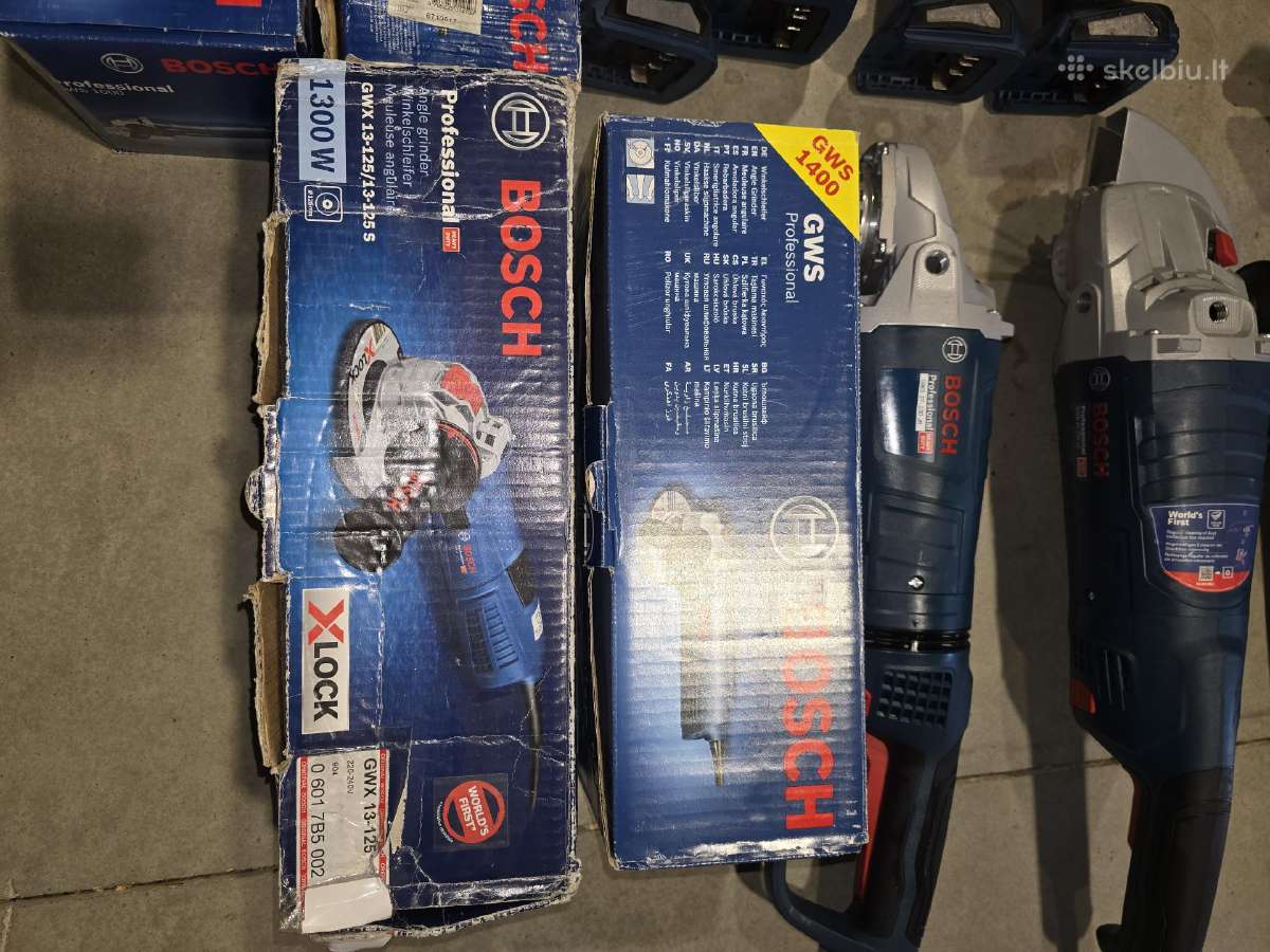 Bosch kampiniai slifuokliai ir kiti irankiai - nuotraukos Nr. 8
