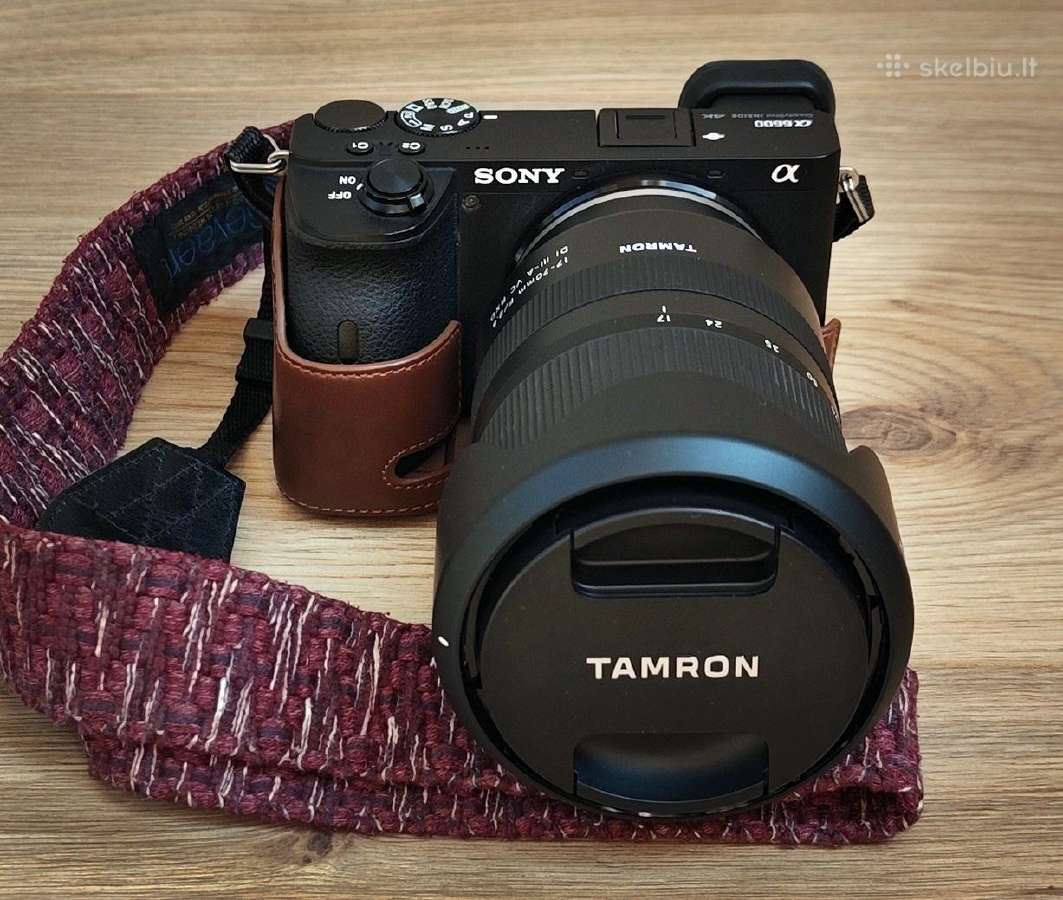 Odinis dėklas Sony A6600 - nuotraukos Nr. 4