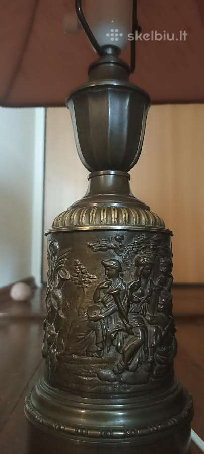 Antikvarinis stalo šviestuvas 60-65cm - nuotraukos Nr. 2
