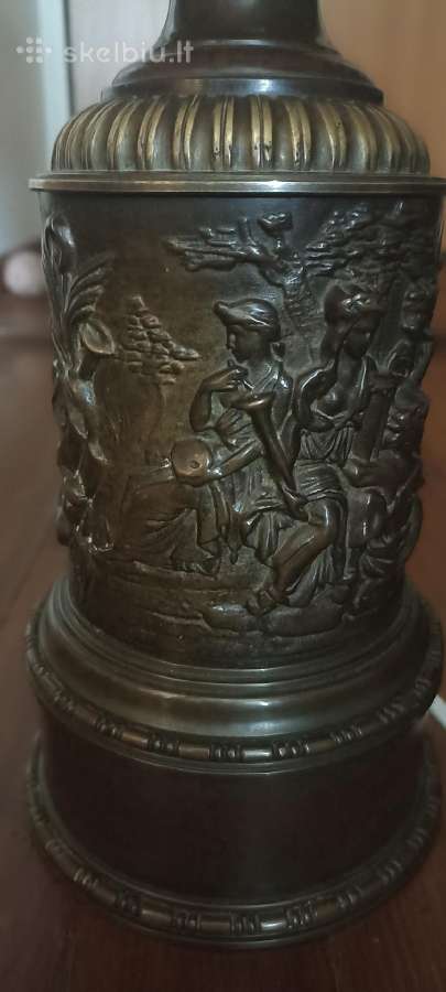 Antikvarinis stalo šviestuvas 60-65cm - nuotraukos Nr. 3