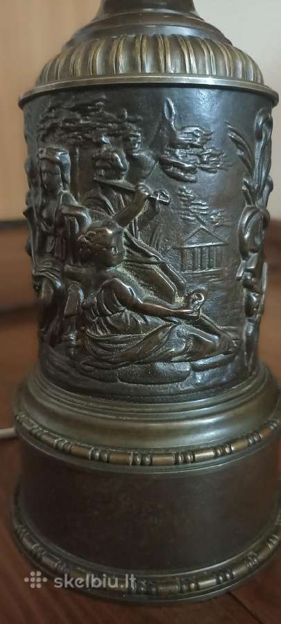 Antikvarinis stalo šviestuvas 60-65cm - nuotraukos Nr. 4