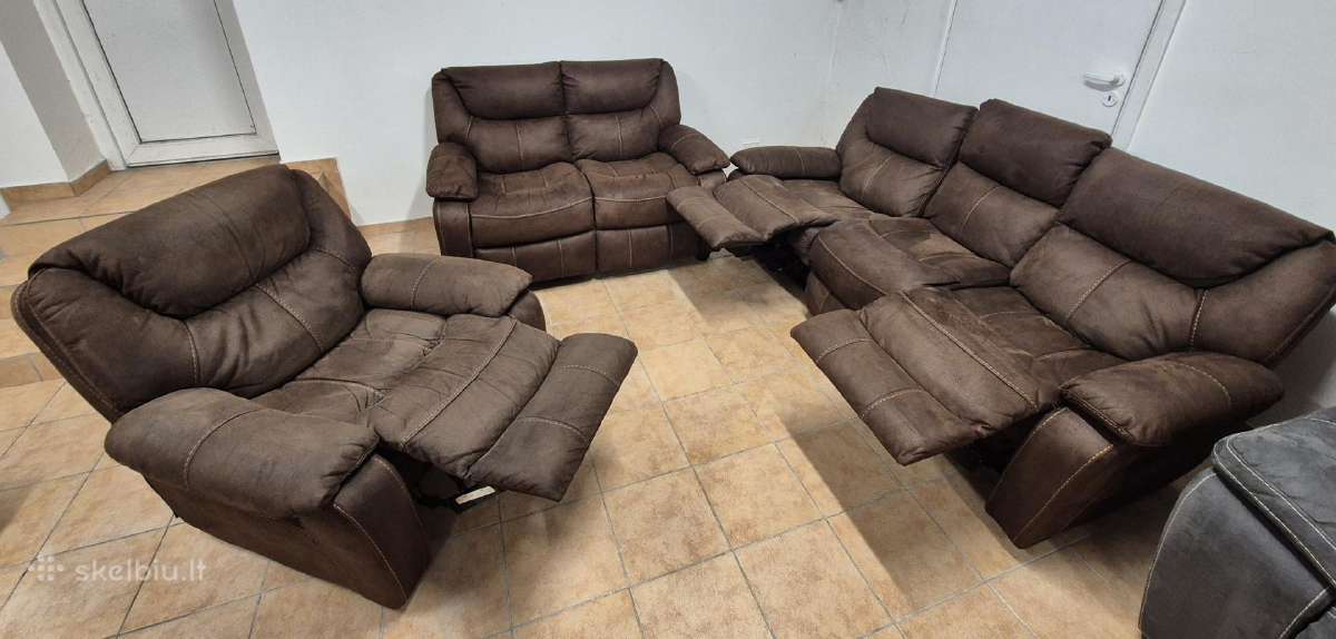 Bellona svetainės komplektas su relax funkcija - nuotraukos Nr. 2